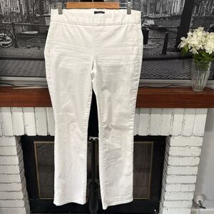 NYDJ Not Your Daughters Jeans Legging White 8 Straight Leg Stretch Lift Tuck